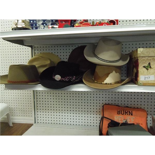 assorted hats