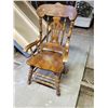 Image 1 : wooden press back chair