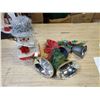 Image 1 : 2 Christmas bells + lighted snowman (missing arm)