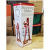 Image 1 : stepping Santa decoration