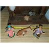 Image 3 : nativity scene (some loose figures) & cherub fabric