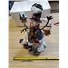 Image 2 : snowman figurine w/ metal accents