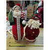 Image 1 : two Santa decorations