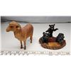 Image 3 : 3 Antique Animal Figures