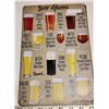 Image 1 : 8.5"x11" Tin Sign - Beer Glasses
