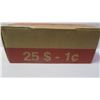 Image 2 : 1 Box Uncirculated (50 Rolls) Pennies - Re-rolls from Bank