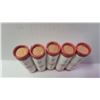 Image 2 : 5 Mint Rolls Canadian 1 cent - Mystery Dates