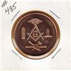 Image 1 : 1 OUNCE COPPER -  .999 FINE - MASONIC