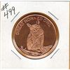 Image 1 : 1 OUNCE COPPER  .999 FINE - GREAT HORNED OWL