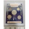 Image 1 : Symbols of American Freedom: The Liberty Collection. Includes 5 coins: Indian Head Cent, Silver Merc