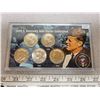 Image 1 : John F. Kennedy Half Dollar Collection. Set of 5 Silver Clad coins from 1965 to 1969. Housed in a ha