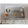 Image 1 : U.S. 1980 San Francisco Mint Proof Set. 5-coin set housed in a hard plastic holder.