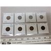 Image 1 : Lot of 8 U.S. Indian Head Cents. Includes 1900, 1901, 1902 1903, 1904, 1905, 1906 & 1907. Coins grad