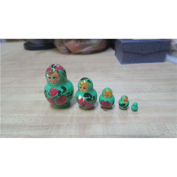 Russian Stacking dolls, 5 pieces Schmalz Auctions