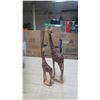 Image 1 : 2 Wood carved Giraffes