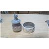 Image 1 : Ceramic treats jar & Water bowl
