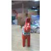 Image 5 : Vintage Swedish Dala Horse (6.5"x6.5") "Ollafsop"