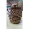 Image 4 : Antique Hand carved, wood vessel
