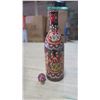 Image 3 : Hand painted wood bottle