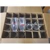 Image 1 : 20 NFL Budweiser football shaped glasses & 7 Wisers highball glasses (New)