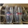 Image 2 : 20 NFL Budweiser football shaped glasses & 7 Wisers highball glasses (New)