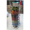 Image 6 : 2 Mint Stacking coffee cup towers