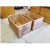 Image 1 : 2 crates, antique wood
