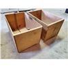 Image 2 : 2 crates, antique wood
