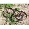 Image 2 : 2 24" iron steel wheels