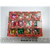 Image 1 : Box of glass Christmas tree ornaments