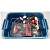 Image 1 : Tub of ornaments for Christmas villages