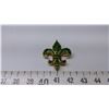 Image 3 : Vintage gold tone fleur de lis watch pin broaches