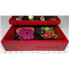 Image 3 : Jewellery box with costume jewellery