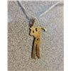 Image 3 : 10 k gold charm, golfer, 1.3 grams