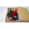 Image 1 : Box of glass drop Christmas ornaments