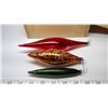 Image 3 : Box of glass drop Christmas ornaments