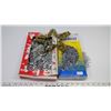 Image 1 : Two boxes of Christmas garland and a foil star