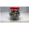 Image 1 : Kraft jar of marbles, assorted sizes