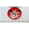 Image 3 : Kraft jar of mother of pearl buttons