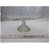 Image 4 : Pressed glass pedestal cake stands (2)