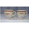 Image 1 : Fry’s Hot Chocolate cups, by Grindley, England (2)