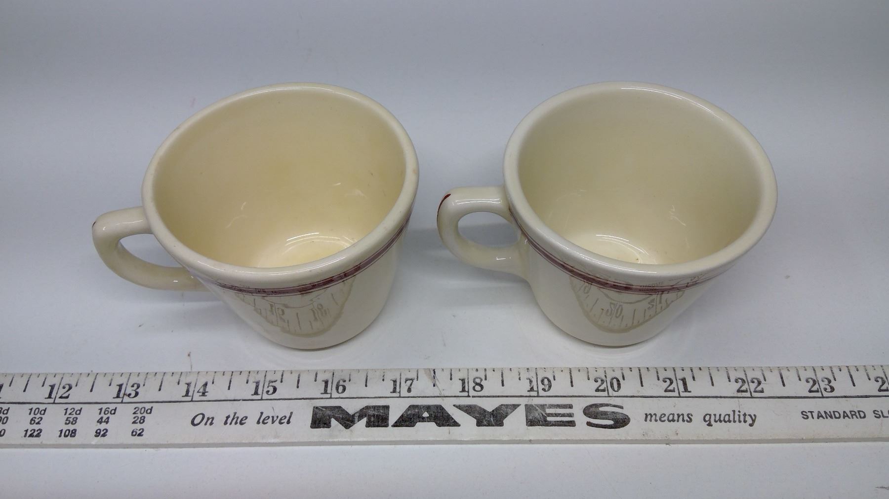 Fry’s Hot Chocolate cups, by Grindley, England (2)
