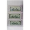 Image 5 : 3 Canadian 1967 1 dollar bills