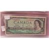 Image 4 : book of (6) 1 dollar bills  from 1937 - 1973