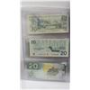 Image 13 : book of (6) 20 dollar bills from 1937 - 2005
