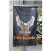 Image 1 : Harley Davidson Flag/Banner 34x53"