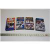 Image 1 : (4) VHS Tapes 1980-90's Hockey Bloopers