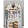 Image 2 : Purity Flour Thermometer, Original glass - Nice Patina, 26"