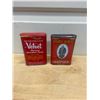 Image 2 : 2 Vintage Pocket Tins, Velvet and Prince Albert