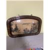 Image 1 : Convex Glass Picture and Frame - 23"x15"